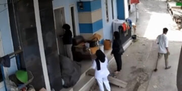 Rekaman kejadian petugas Dinkes gadungan (Foto: x.com)