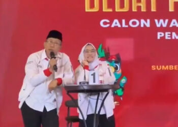 Debat calon walikota, Farida. (foto: x.com)