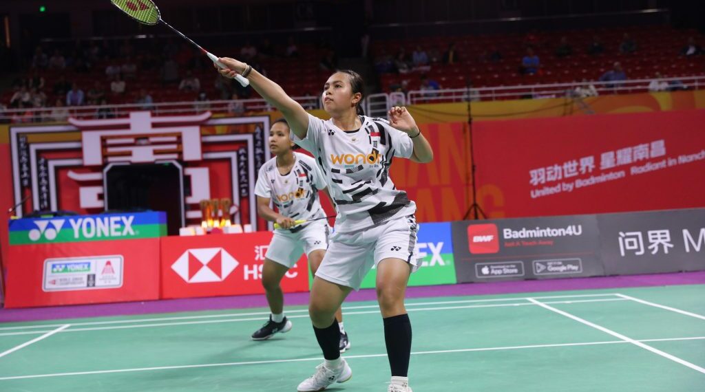 Ganda putri Isyana Syahira Meida/Rinjani Kwinara Nastine.(FOTO: Humas PBSI)