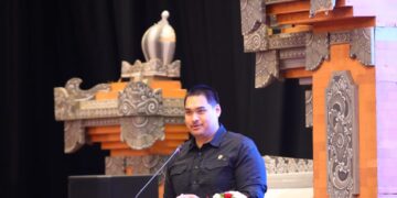 Menteri Pemuda dan Olahraga Republik Indonesia (Menpora RI) Dito Ariotedjo menyebut Indonesia mendapat tawaran untuk menjadi tuan rumah Olimpiade 2036 mendatang. Jakarta dan Bali menjadi opsi untuk lokasi penyelenggaraannya.(foto:herry/kemenpora.go.id)