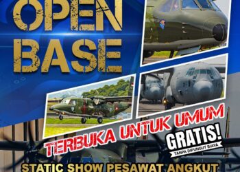 Pangkalan Udara Husein Sastranegara akan menggelar acara Static Show Pesawat Angkut TNI.