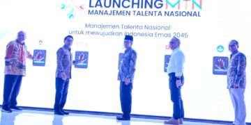 Desain Besar Manajemen Talenta Nasional (DBMTN) telah diluncurkan oleh Kepala Staf Kepresidenan Moeldoko. Kementerian Pemuda dan Olahraga Republik Indonesia (Kemenpora RI) sebagai koordinator bidang olahraga pada DBMTN sebagai kebijakan terobosan menuju Indonesia Emas 2045. (foto:egan/kemenpora.go.id)