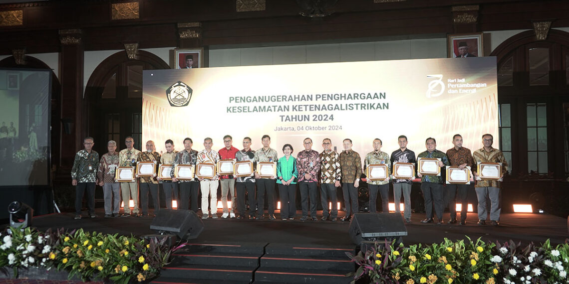 Peraih Penghargaan Keselamatan Ketenagalistrikan Tahun 2024