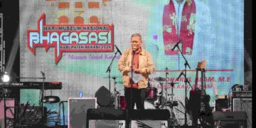 Pj Sekda Kabupaten Bekasi, Jaoharul Alam menghadiri acara Hari Museum Nasional Bhagasasi Kabupaten Bekasi tahun 2024 yang digelar di Museum Bekasi Gedung Juang, Tambun Selatan, pada Sabtu (26/10/2024) malam.