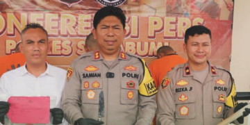 Polres Sukabumi mengumumkan penangkapan pelaku pembunuhan yang terjadi di Pantai Katapang Condong, Desa Citepus, Kecamatan Palabuhanratu, Kabupaten Sukabumi. Peristiwa tragis ini mengakibatkan seorang pria berusia 22 tahun, berinisial DJ, meninggal dunia pada Sabtu malam, 21 September 2024.