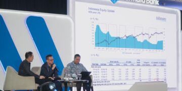 Harry Amirullah, Moderator; Arief Wana, Director PT Ashmore Asset Management Indonesia Tbk; Josua Pardede, Chief Economist Permata Bank.