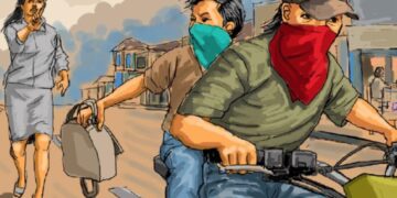 Ilustrasi jambret tas.(Foto:Istimewa).