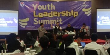 Kementerian Pemuda dan Olahraga Republik Indonesia (Kemenpora RI) menggelar Youth Leadership Summit 2024, sebagai forum diskusi nasional para pemimpin muda berbagai organisasi kepemudaan. Dari ajang ini bertujuan terus mendongkrak Indeks Pembangunan Pemuda (IPP) secara nasional khususnya domain partisipasi dan kepemimpinan pemuda.(foto:dok/deputi2)