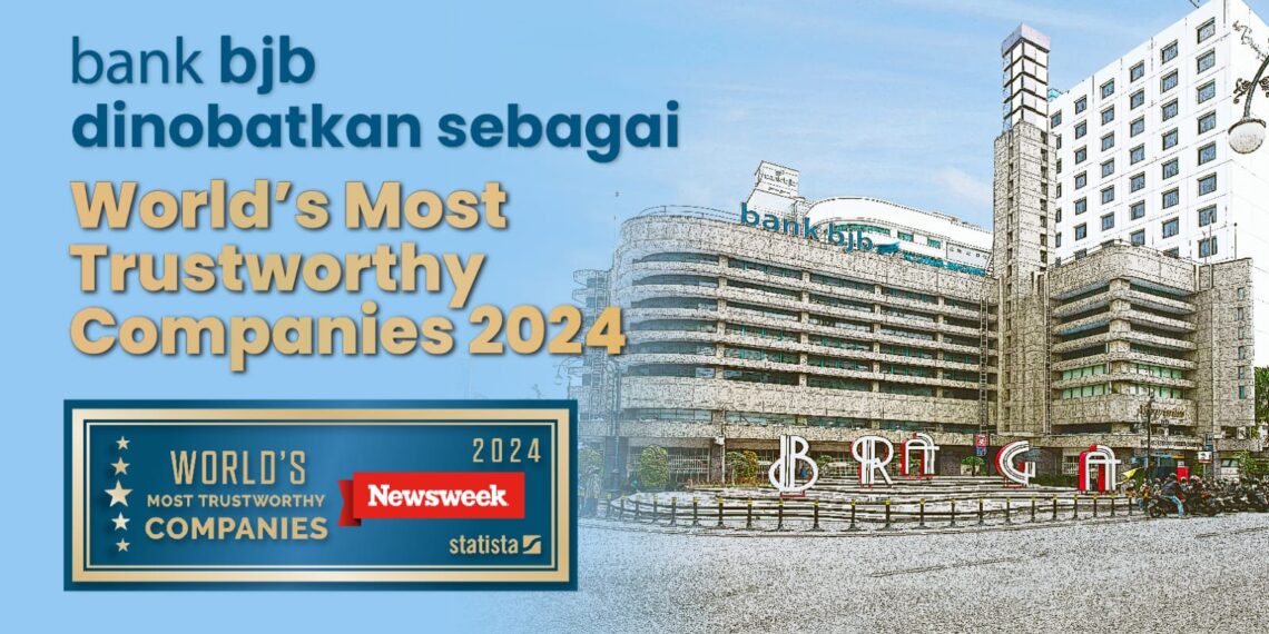bank bjb Raih World's Most Trustworthy Companies 2024.