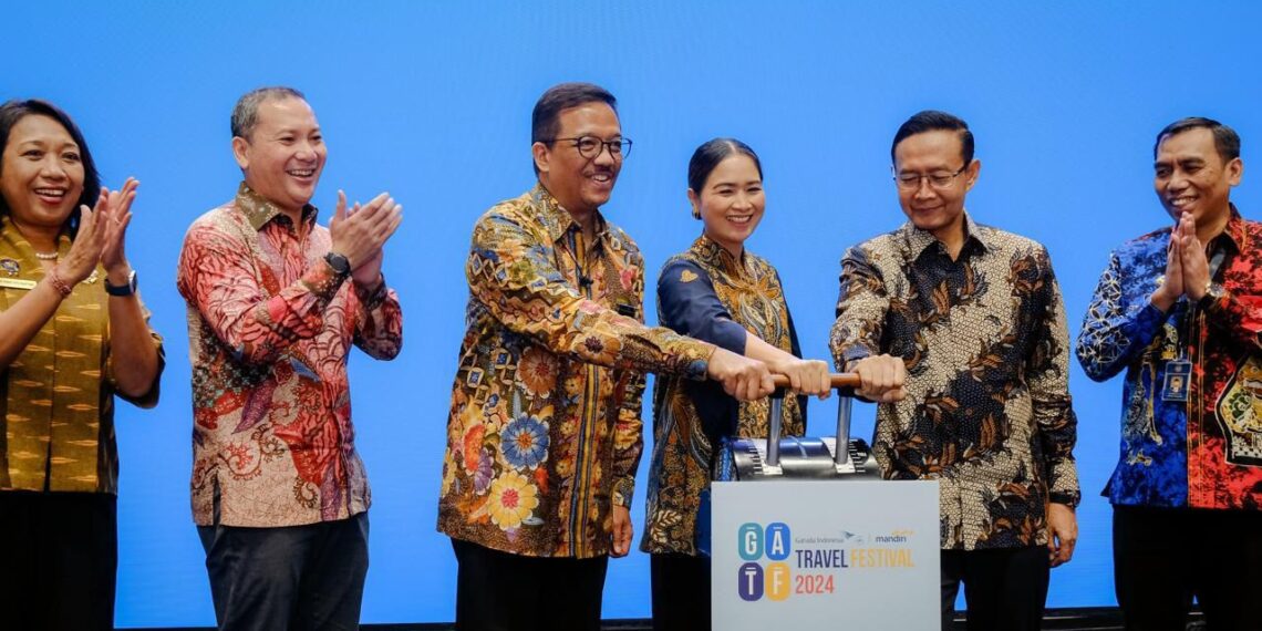 Kementerian Pariwisata mendukung penyelenggaraan Garuda Indonesia Travel Festival (GATF) 2024 yang dinilai potensial untuk dapat meningkatkan minat masyarakat berwisata di momen libur Natal 2024 dan Tahun Baru 2025, yang dapat berkontribusi dalam pencapaian target strategis sektor pariwisata tahun 2024.