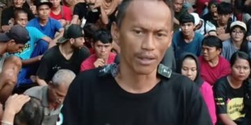 Tiktoker asal Sukabumi, Gunawan 'Sadbor'.(Foto:Tangkapan layar TikTok@sadbor86).