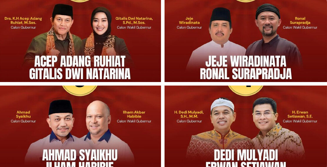 Calon gubernur dan wakil gubernur jabar