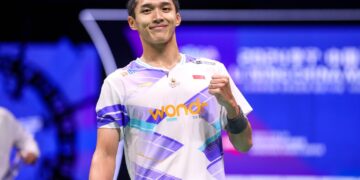 Jonatan Christie masuk final China Masters 2024.(FOTO: Humas PBSI)