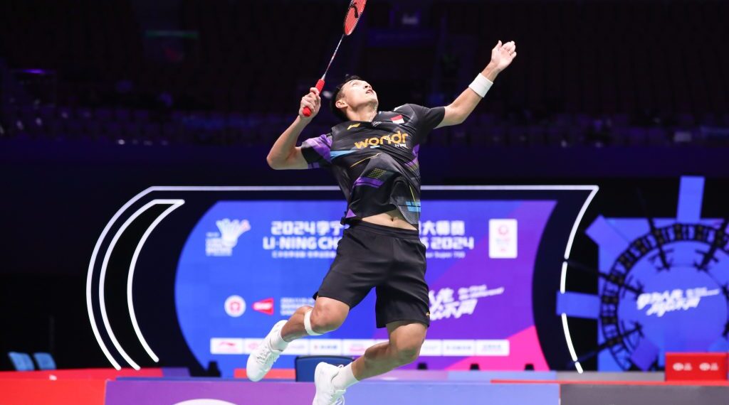 Jonatan Christie melaju ke semi final China Masters 2024.(FOTO: Humas PBSI)