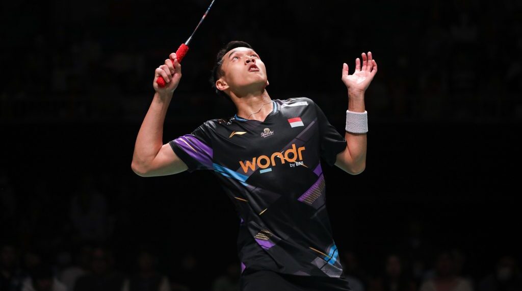 Jonatan Christie di Kumamoto Masters 2024.(FOTO: Humas PBSI)