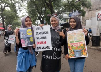 Kampanye Stop Boros Pangan.(FOTO: Humas Pemkot Bandung)