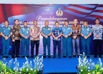 Kerja Sama Penggunaan Produk dan Jasa Layanan Perbankan bank bjb dengan Tentara Nasional Indonesia Angkatan Laut (TNI AL).