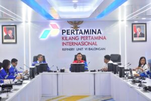 Kilang RU VI Balongan menerima kunjungan BI Cirebon. (Dok. Istimewa)