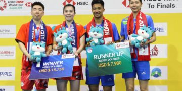 Pasangan ganda campuran Indonesia, Dejan Ferdinansyah dan Gloria Emanuelle Widjaja, harus puas dengan posisi runner-up di ajang Korea Masters 2024
