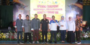 Pemerintah Kabupaten (Pemkab) Bogor terpilih sebagai tuan rumah untuk pelaksanaan Kejuaraan Nasional (Kejurnas) Kungfu Tradisional yang digelar di Laga Tangkas Stadion Pakansari, Cibinong, pada Jumat (15/11/2024). (FOTO: Humas Pemkab Bogor)