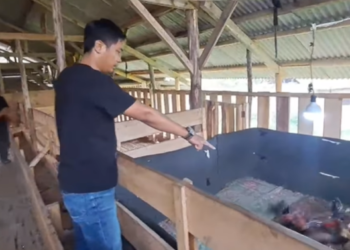 Penggerebekan judi sabung ayam.(FOTO: Istimewa)