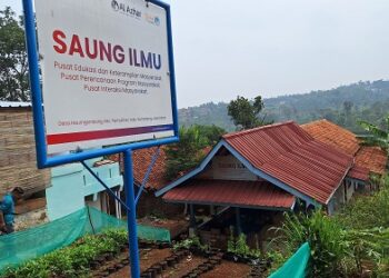 Saung Ilmu di Sumedang.(FOTO: Humas Pemkab Sumedang)