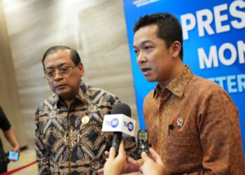 Wakil Menteri Pemuda dan Olahraga Republik Indonesia (Wamenpora RI) Taufik Hidayat menyampaikan komitmen bahwa Kemenpora RI akan terus menjadi lembaga publik yang akuntabel dan informatif.(foto:herry/kemenpora.go.id)