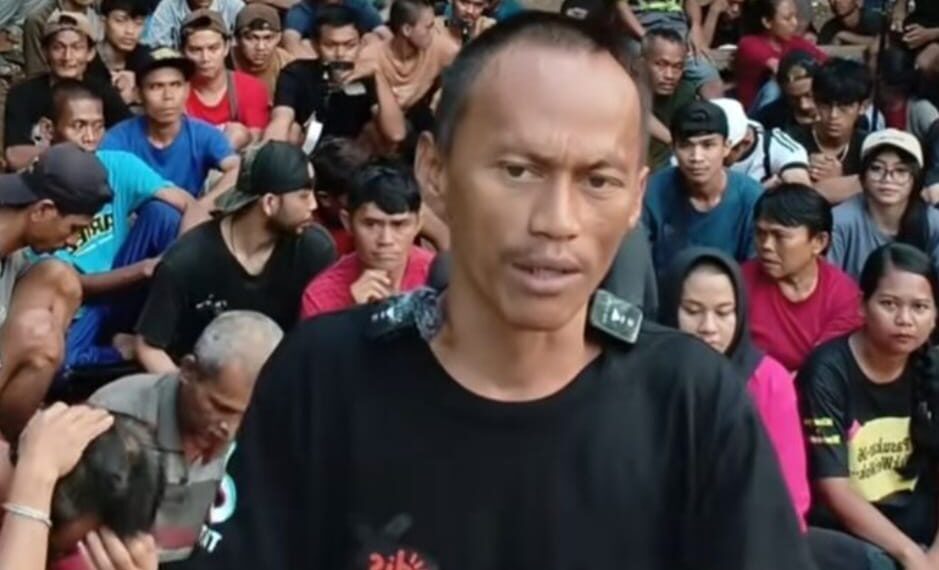 Tiktoker asal Sukabumi, Gunawan 'Sadbor'.(Foto:Tangkapan layar TikTok@sadbor86).
