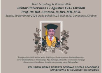 Rektor Untag Cirebon meninggal dunia. (Dok. Istimewa)