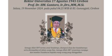 Rektor Untag Cirebon meninggal dunia. (Dok. Istimewa)