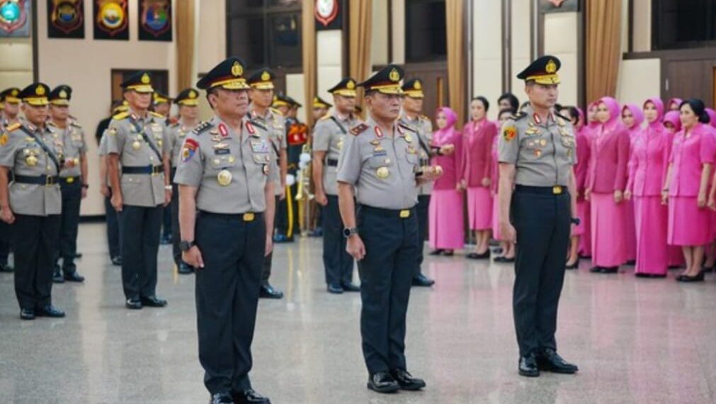 Upacara rapor kenaikan pangkat Pamen dan Pati Polri dipimpin Kapolri Jenderal Listyo Sigit Prabowo di Gedung Rupattama, Mabes Polri, Jakarta.(Foto:Istimewa).