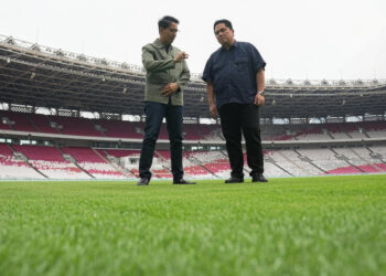 Ketum PSSI Erick Thohir (kanan). (FOTO: PSSI)