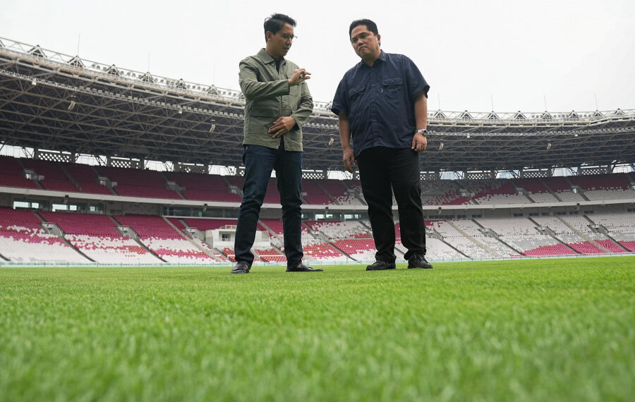 Ketum PSSI Erick Thohir (kanan). (FOTO: PSSI)