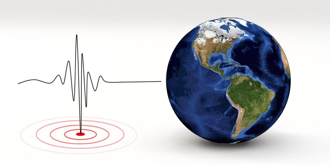 Ilustrasi gempa bumi