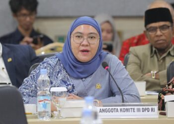 Anggota Komite III Dewan Perwakilan Daerah (DPD) RI Daerah Pemilihan Jawa Barat (Jabar) Agita Nurfianti