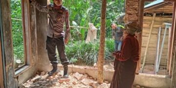 Bangunan salah satu rumah milik warga yang rusak akibat gempa bumi Garut. (Dok. Istimewa)