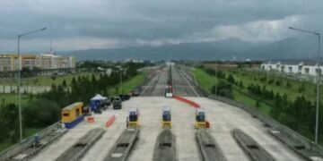 Gerbang exit tol kilometer 149 Gedebage, Bandung.(Foto:Istimewa).