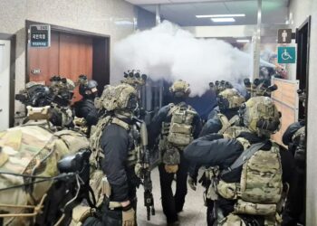 Keadaan saat darurat militer di umumkan oleh presiden Yoon. (foto: istimewa)