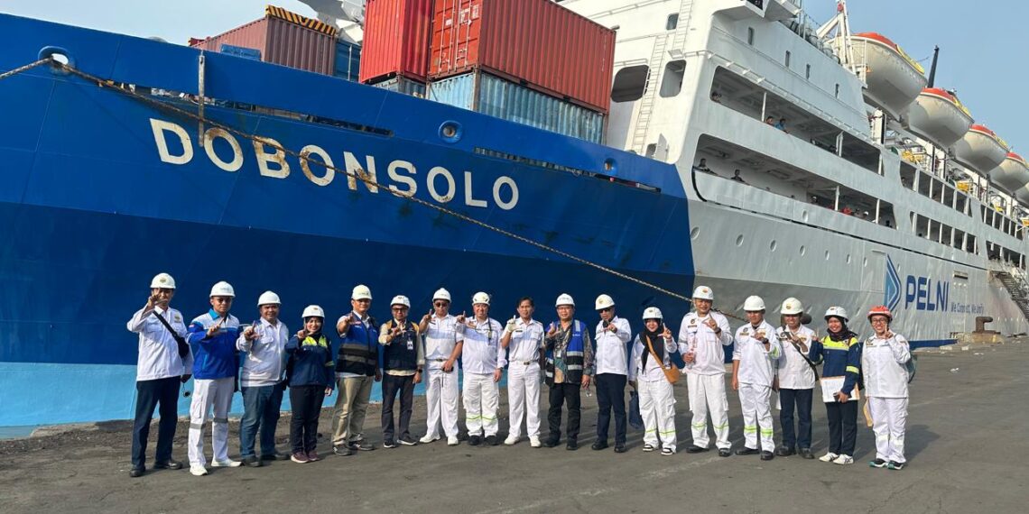 KM Dobonsolo merupakan salah satu kapal disiapkan untuk mengantisipasi lonjakan penumpang Nataru. (Dok. Istimewa)