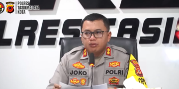 Kapolres Tasikmalaya Kota AKBP Joko Sulistiono menggelar ekspose data kriminal kota tasikmalaya 2024