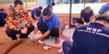 Warga binaan Lapas Sumedang.