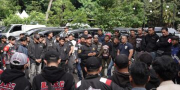 Komunitas motor di Kota Bandung.(FOTO: Humas Pemkot Bandung)