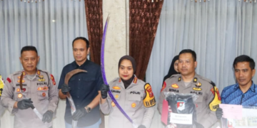 Kapolresta Cirebon, Kombes Pol Sumarni menggelar konperensi pers terkait pelaku pengeroyokan hingga meninggal dunia.(Foto; istimewa)