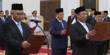 Pelantikan Pimpinan dan Dewas KPK periode 2024-2029.(Foto:Istimewa).