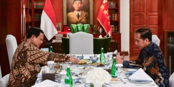 Presiden Prabowo dan Presiden Jokowi Makan Malam di Kertanegara