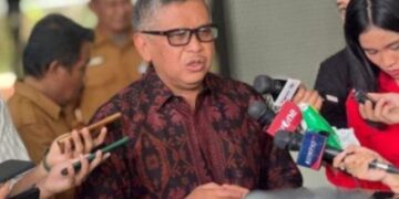 Sekjen PDI Perjuangan (PDIP), Hasto Kristiyanto menyandang status tersangka.(Foto:Istimewa).