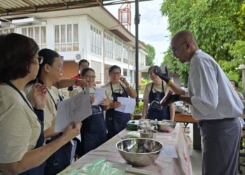 caption: PT Pertamina Patra Niaga Regional Jawa Bagian Barat (JBB) menyelenggarakan acara Usaha Mikro dan Kecil (UMK) Baking Class. (Dok. Istimewa)