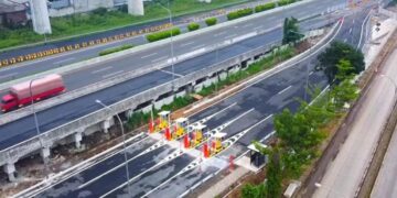 Gardu exit tol Gedebage Bandung kilometer 149.(Foto:Istimewa).