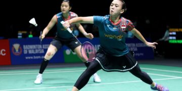 Pasangan ganda putri Indonesia, Febriana Dwipuji Kusuma dan Amallia Cahaya Pratiwi, gagal mengulangi kemenangan mereka di Malaysia Open 2025.