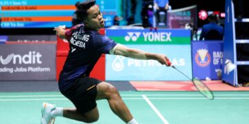 Anthony Sinisuka Ginting terhenti Malaysia Open 2025
